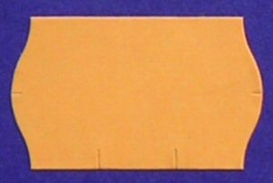Prisetiketter 26x16mm, fluororange